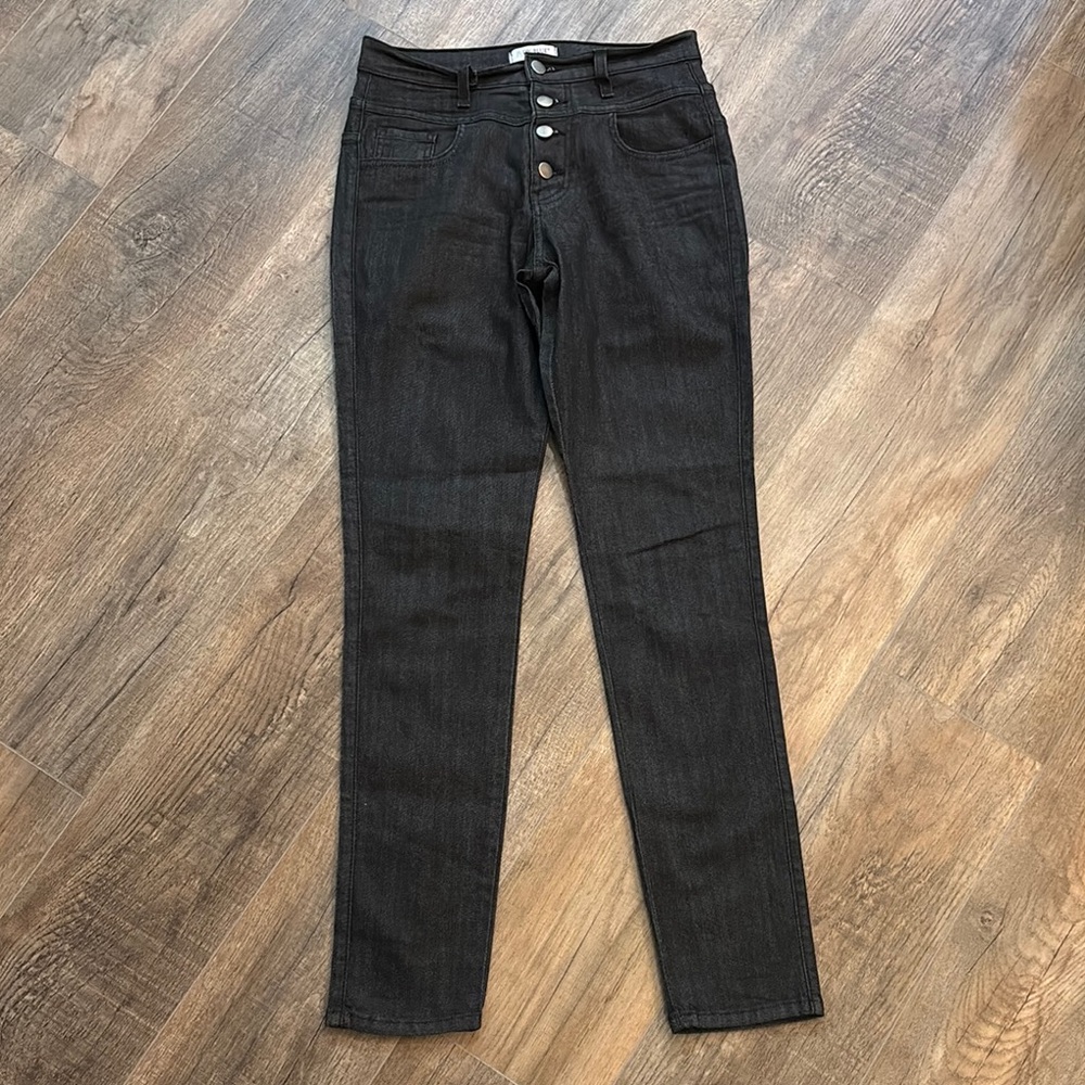 Judy Blue Women’s Size 29 Black High Rise Jeans Made in‎ USA Button Fly